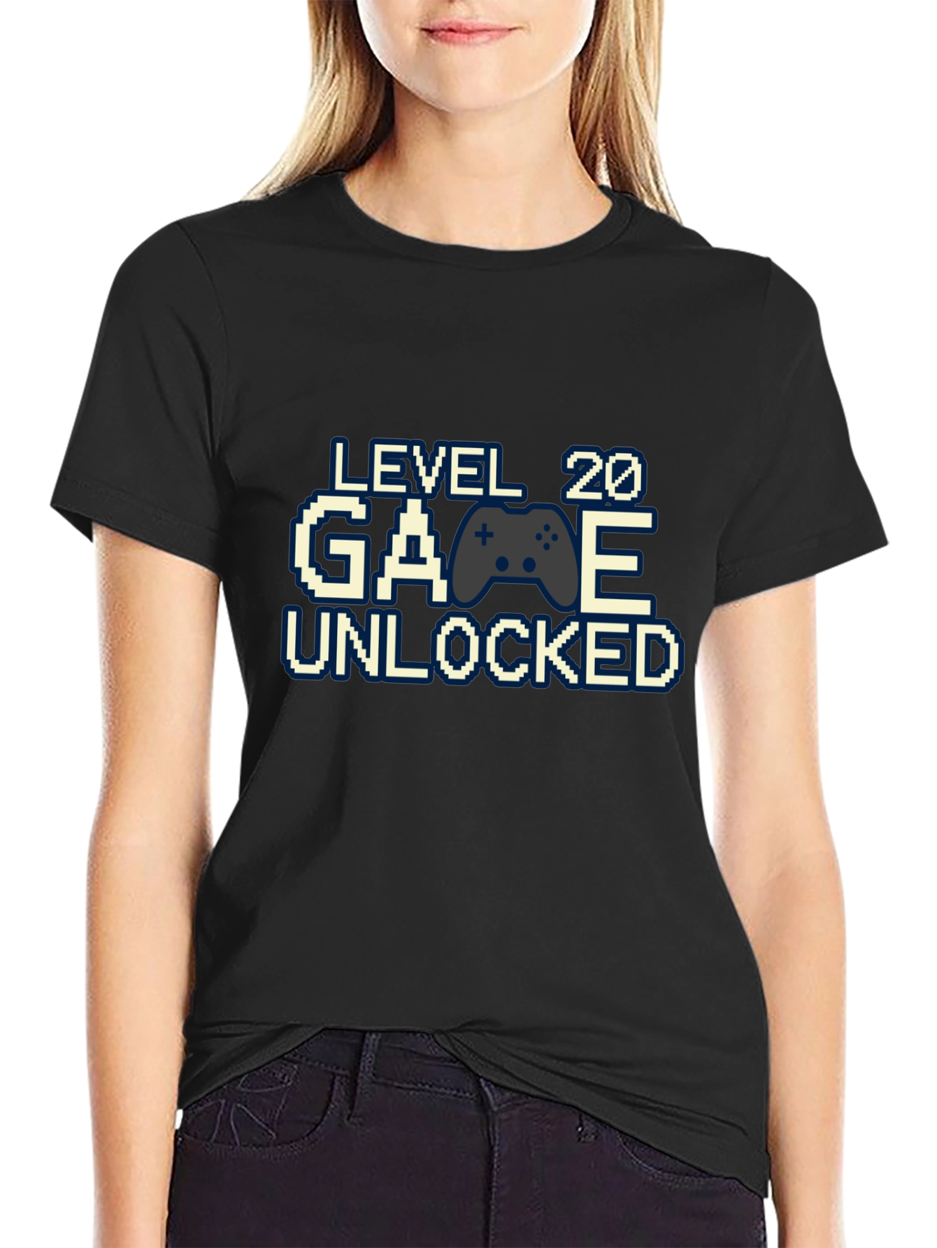 Level 20 Unlocked Gamer T-Shirt - Birthday Gift - 2