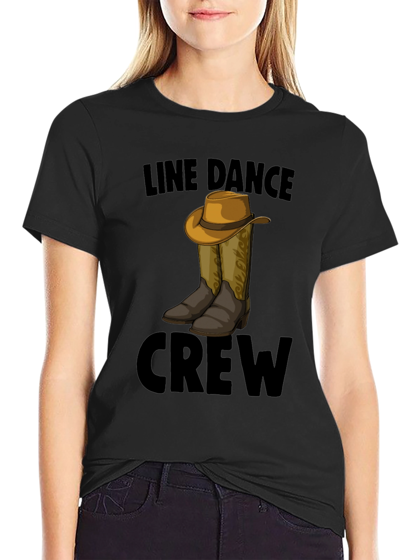 Line Dance Crew T-Shirt - Western Style - 2