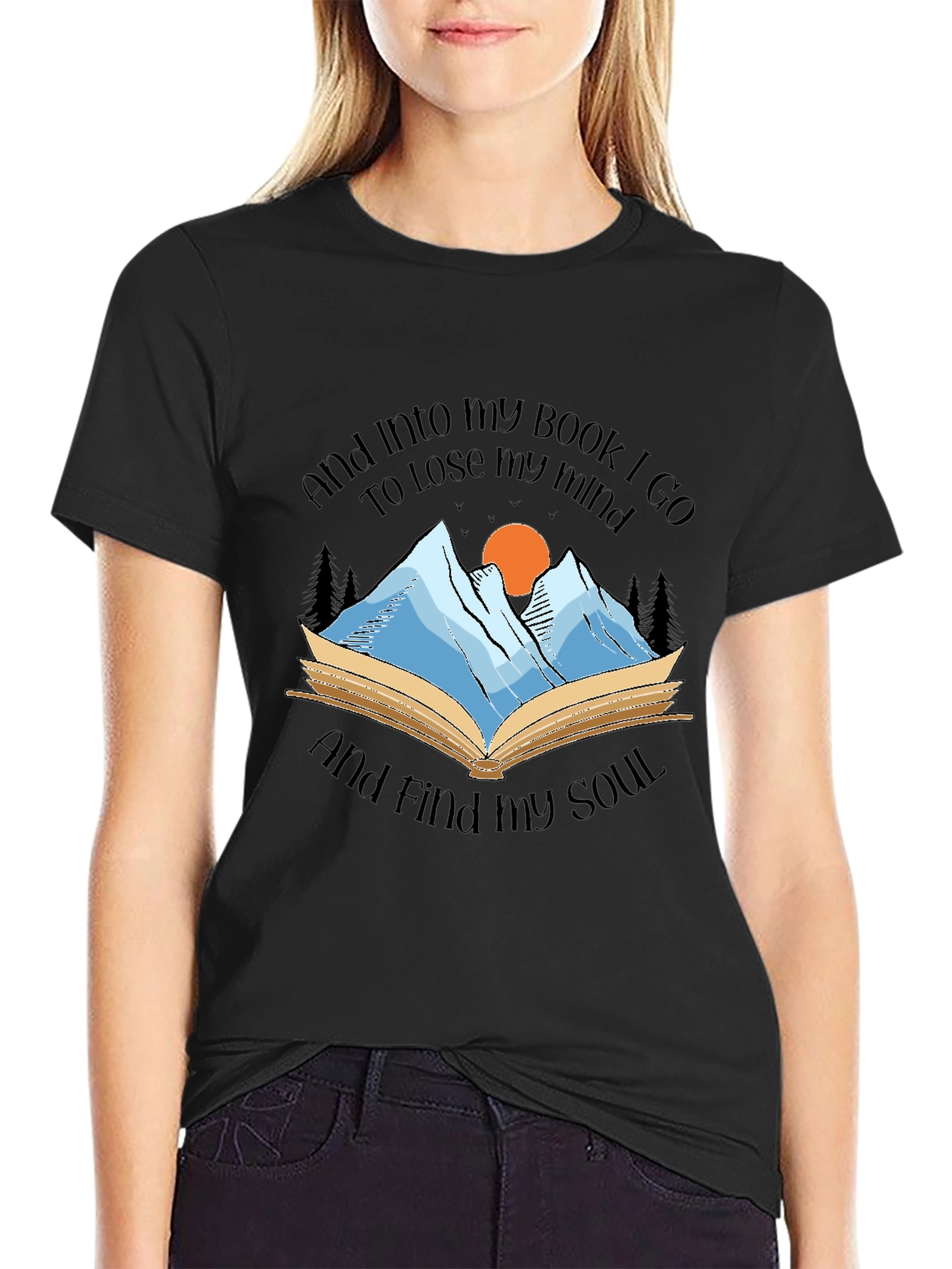 Black Book Lover Tee: Lose Your Mind, Find Your Soul view 2