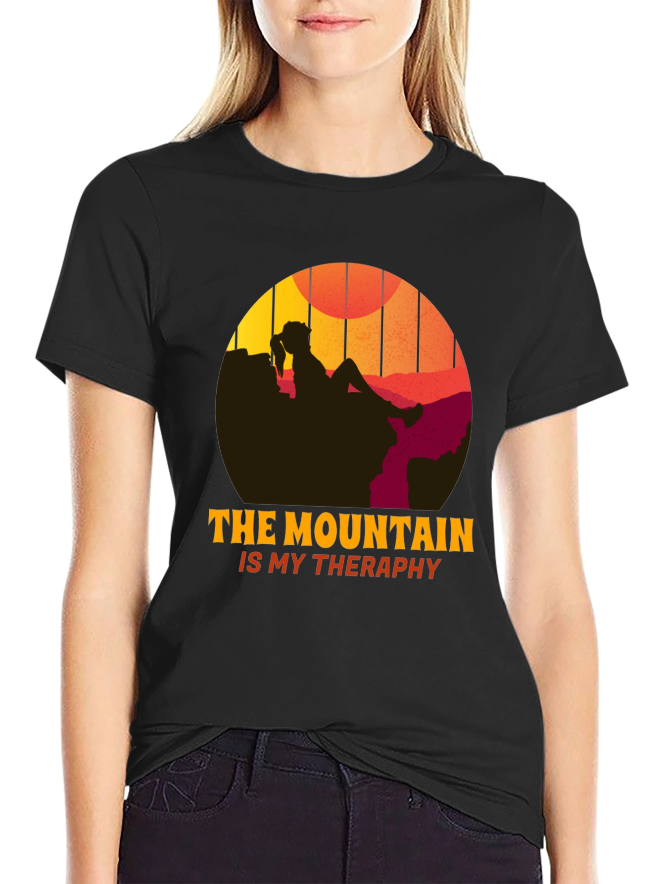 Black Mountain Therapy T-Shirt view 2