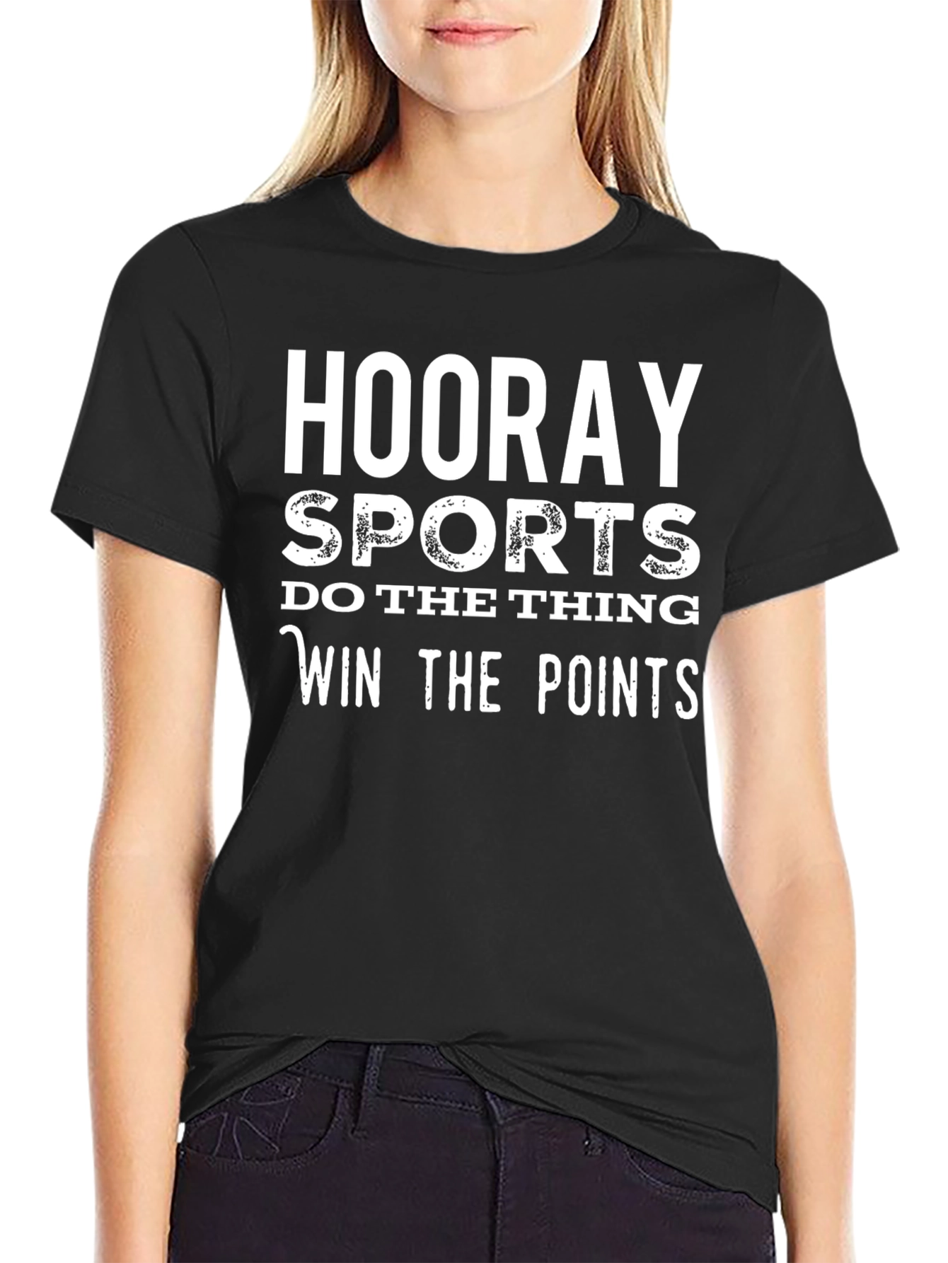 Black Hooray Sports T-Shirt view 2