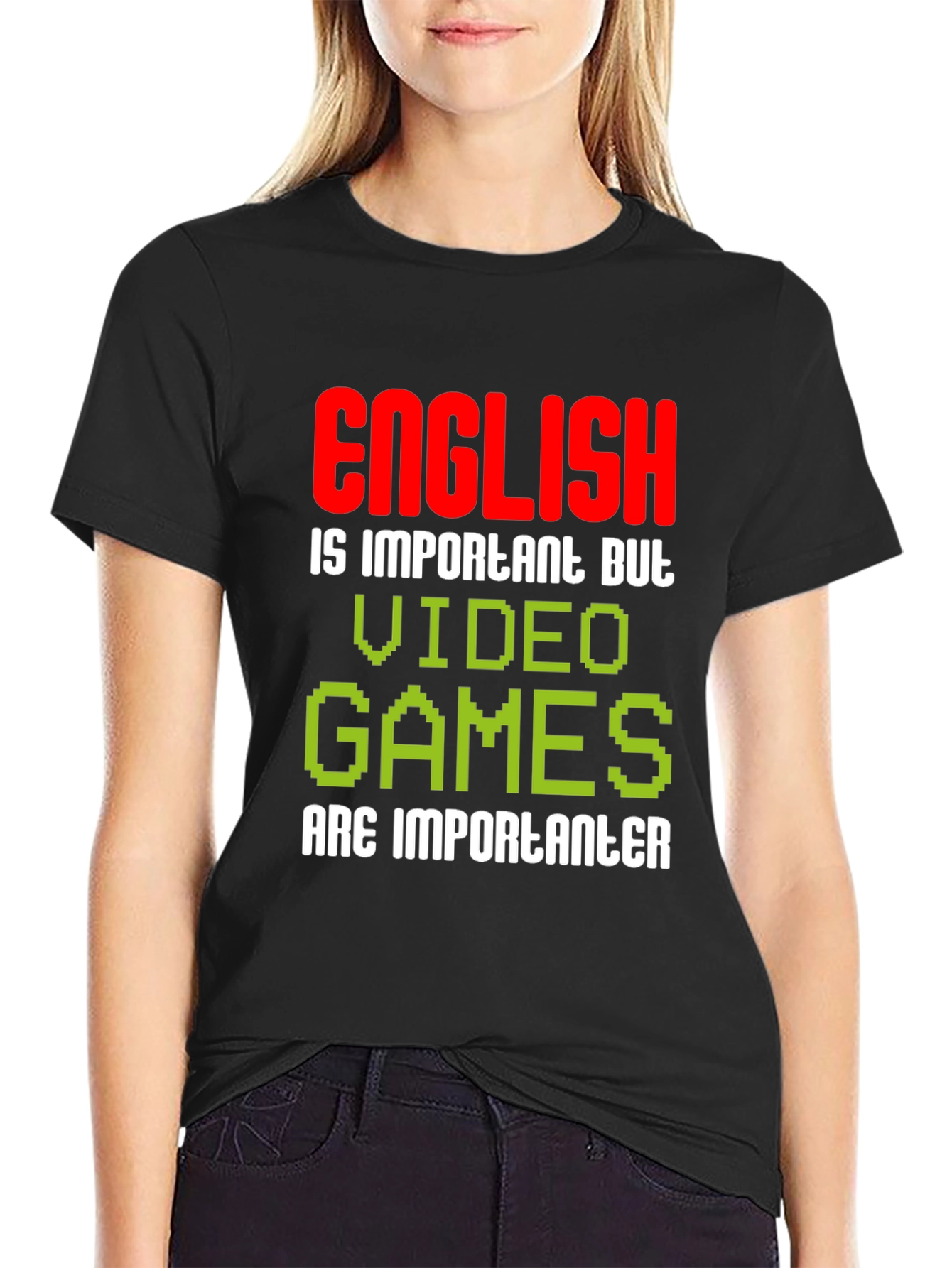 Black Video Games are Importanter T-Shirt view 2