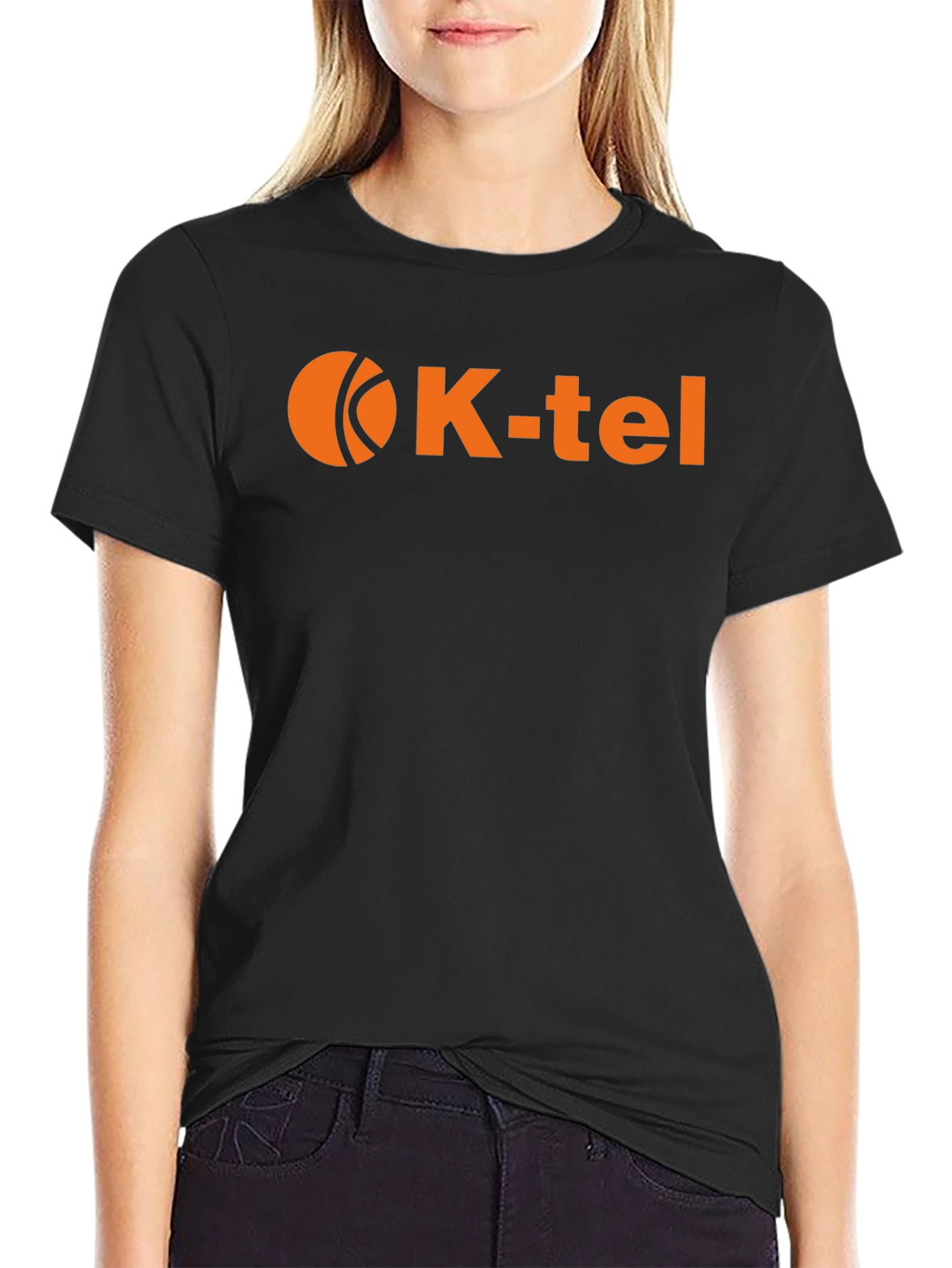 Black K-tel Logo Graphic T-Shirt view 2