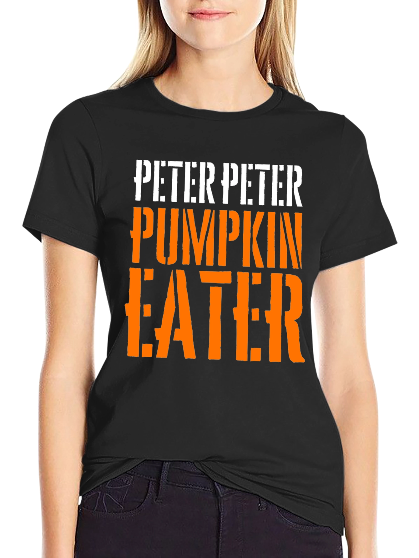 Black Peter Pumpkin Eater T-Shirt view 2