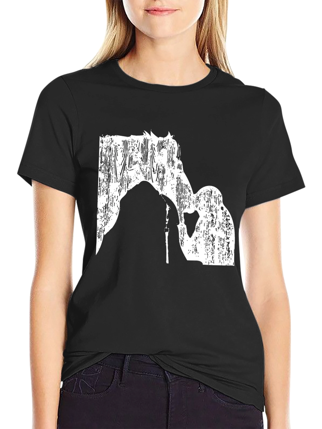 Horse and Rider Silhouette Graphic Tee - 2