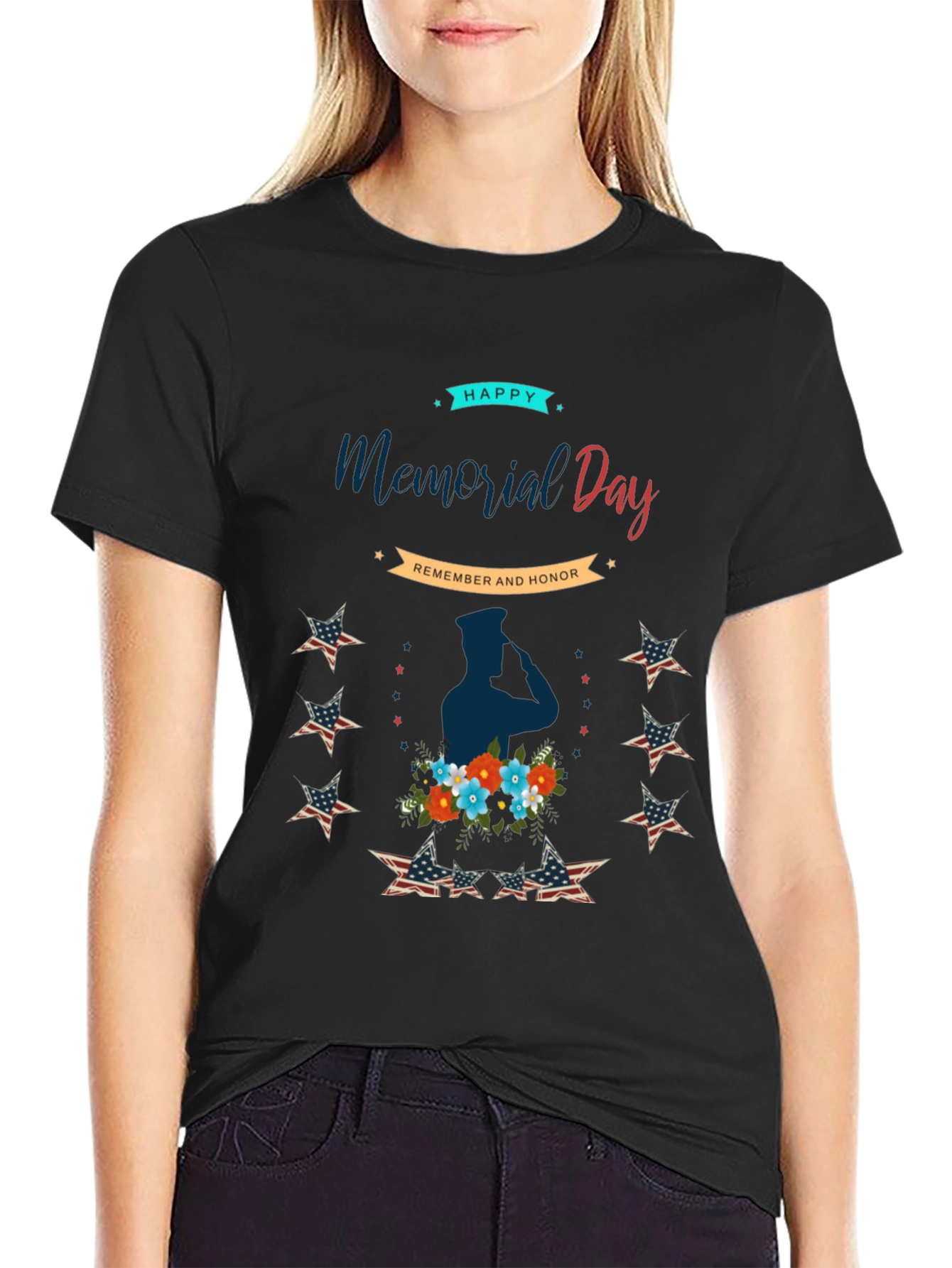 Memorial Day T-Shirt - Remember and Honor - 2