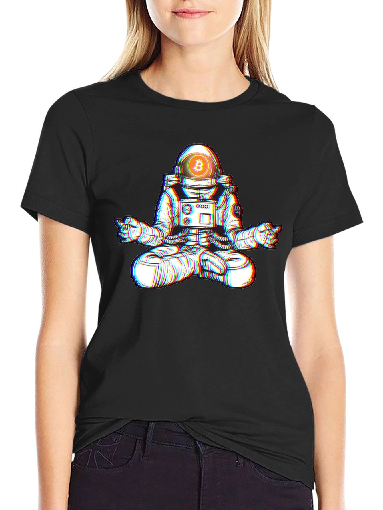 Bitcoin Astronaut Meditation T-Shirt - 2