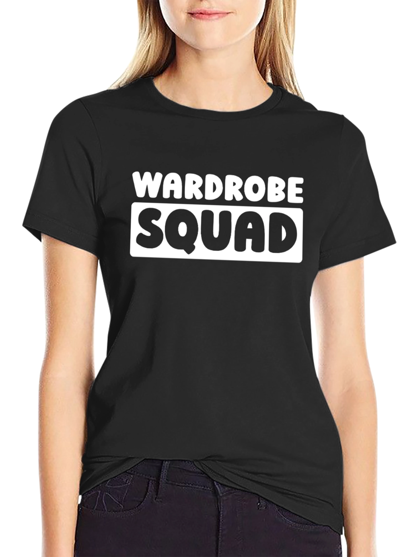 Black Wardrobe Squad Crew Neck T-Shirt view 2