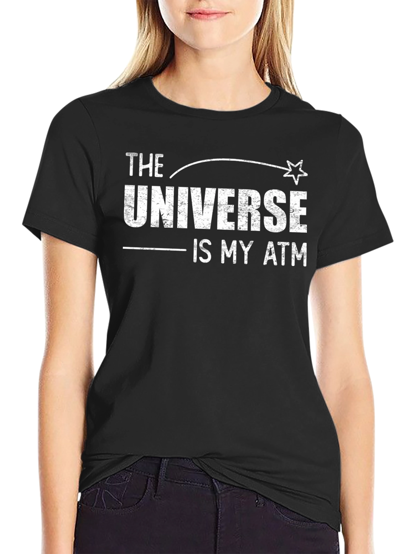 Black Universe is My ATM Graphic T-Shirt view 2