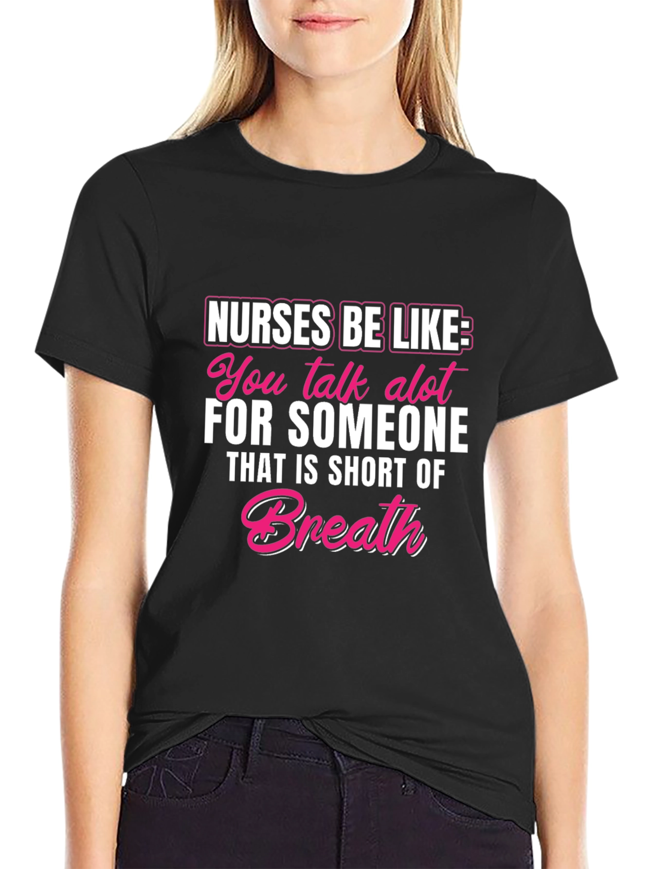 Black Nurses Be Like T-Shirt: Funny Sarcastic Graphic Tee view 2