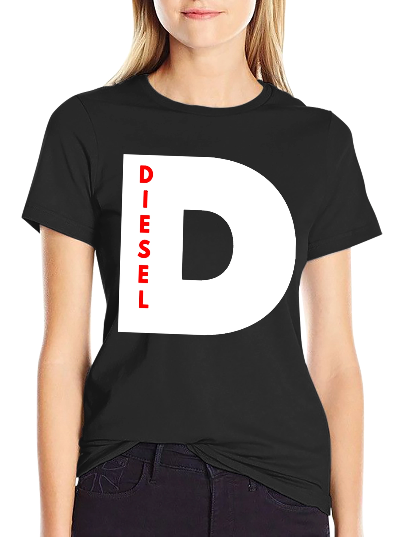 Black Diesel Graphic Tee - Modern Casual Style view 2