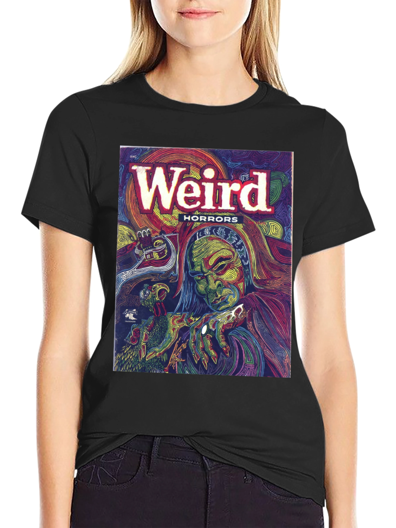 Weird Horrors Graphic Tee - Retro Comic Book Shirt - 2