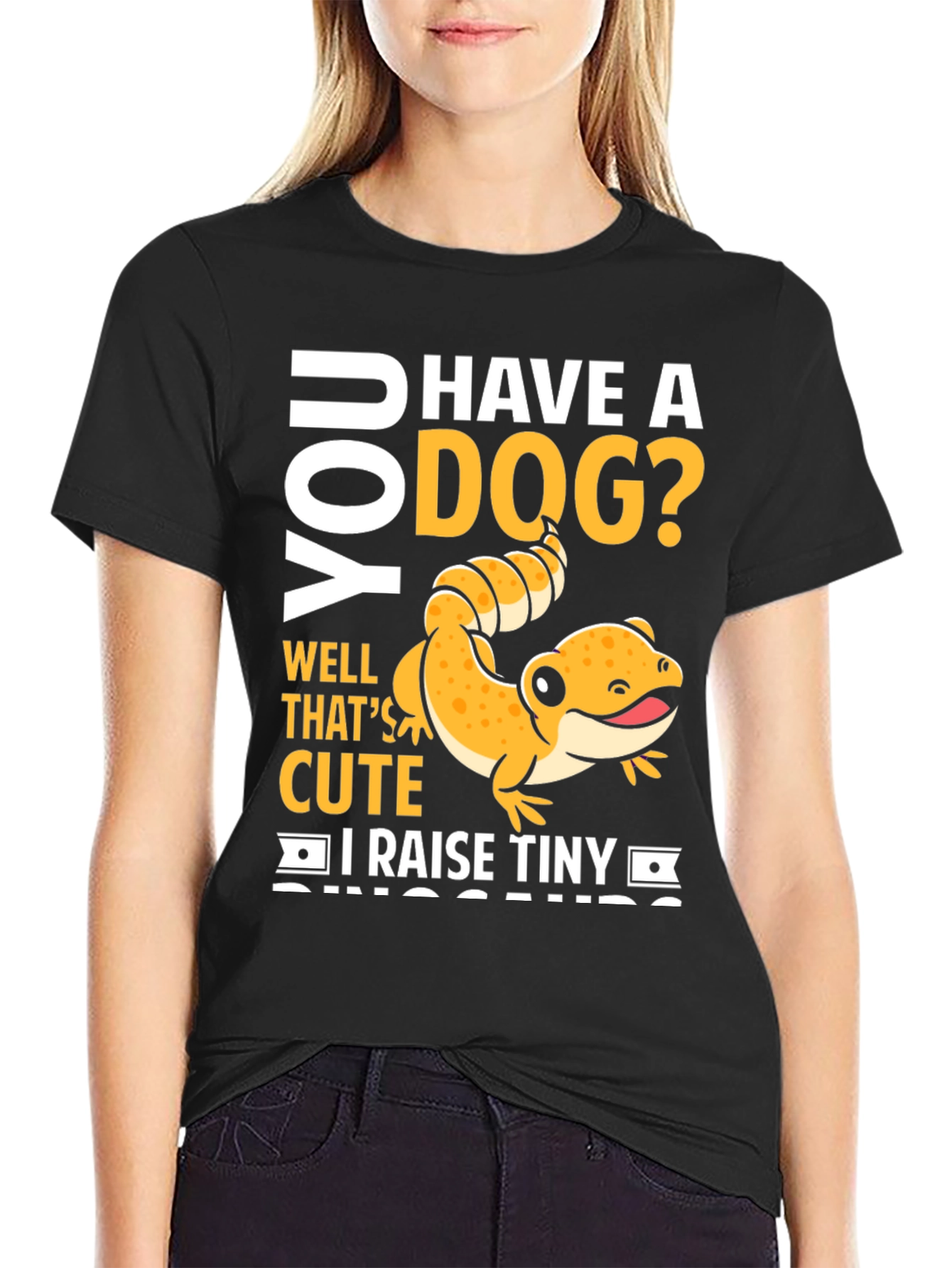 Funny Reptile Lover T-Shirt - I Raise Tiny Dinosaurs! - 2