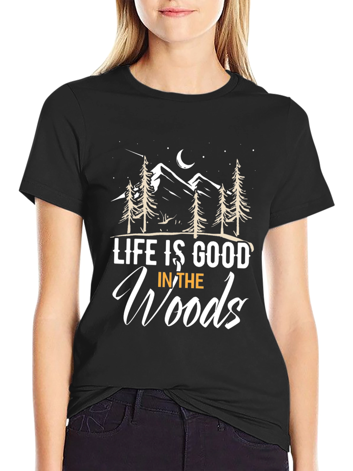 Black Life is Good in the Woods T-Shirt view 2
