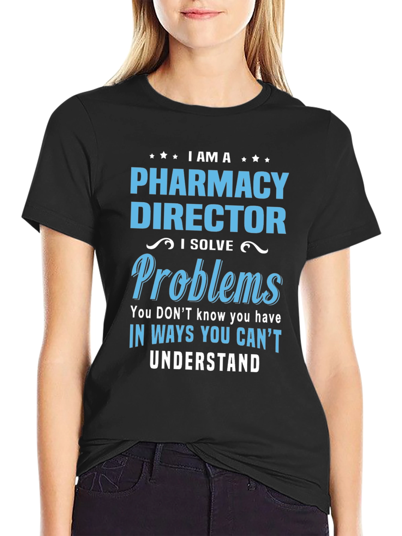 Black Pharmacy Director Funny T-Shirt view 2