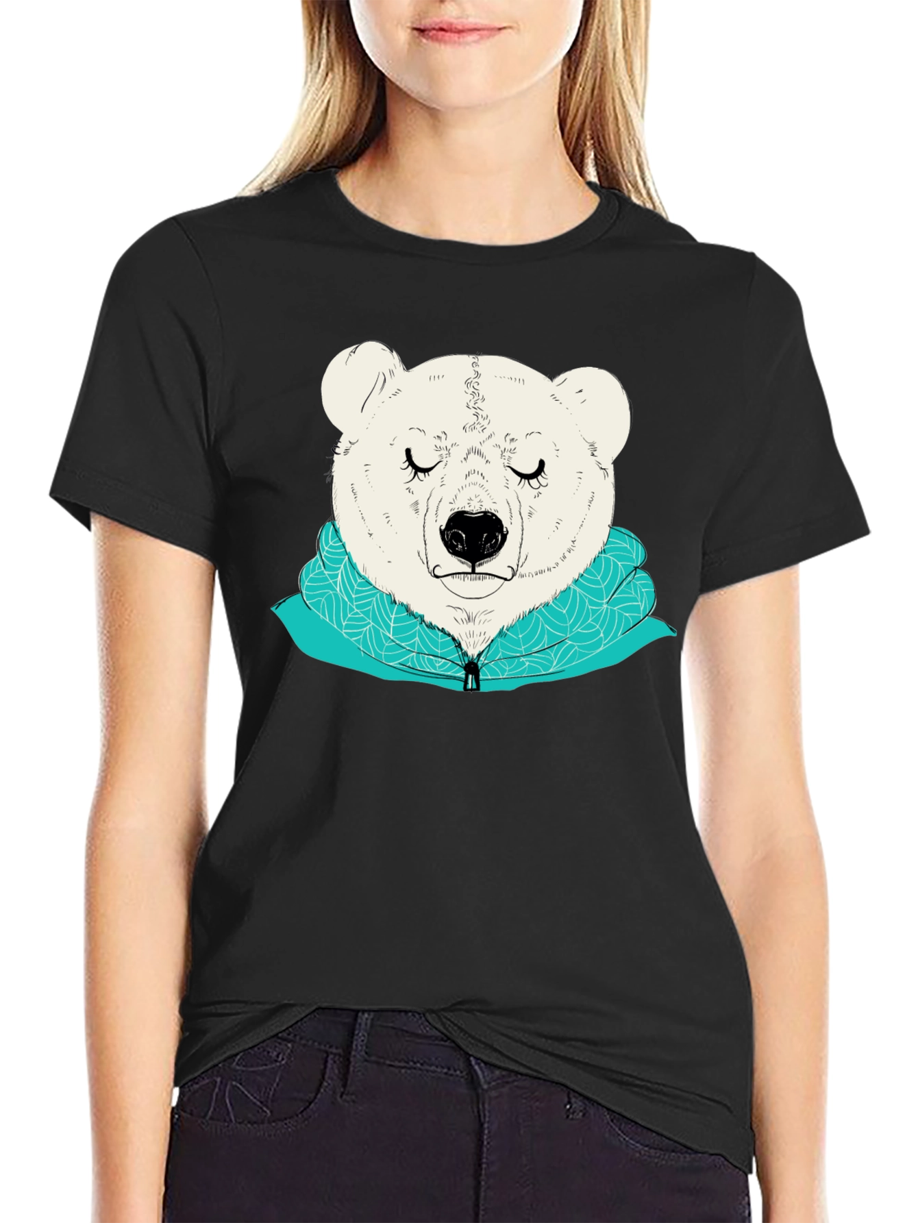 Black Bear Graphic Tee - Soft & Stylish view 2