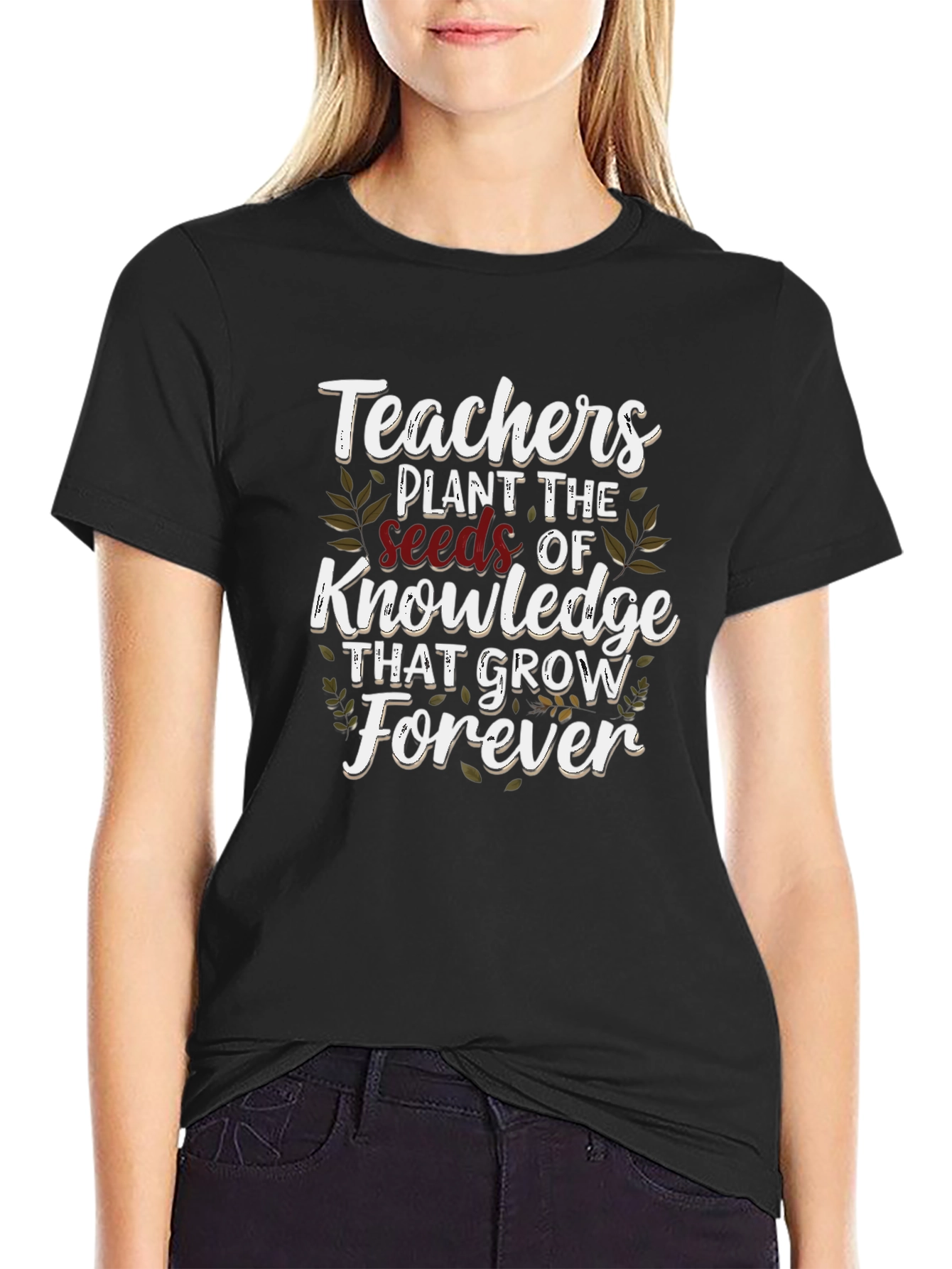 Black Teachers Plant the Seeds T-Shirt view 2
