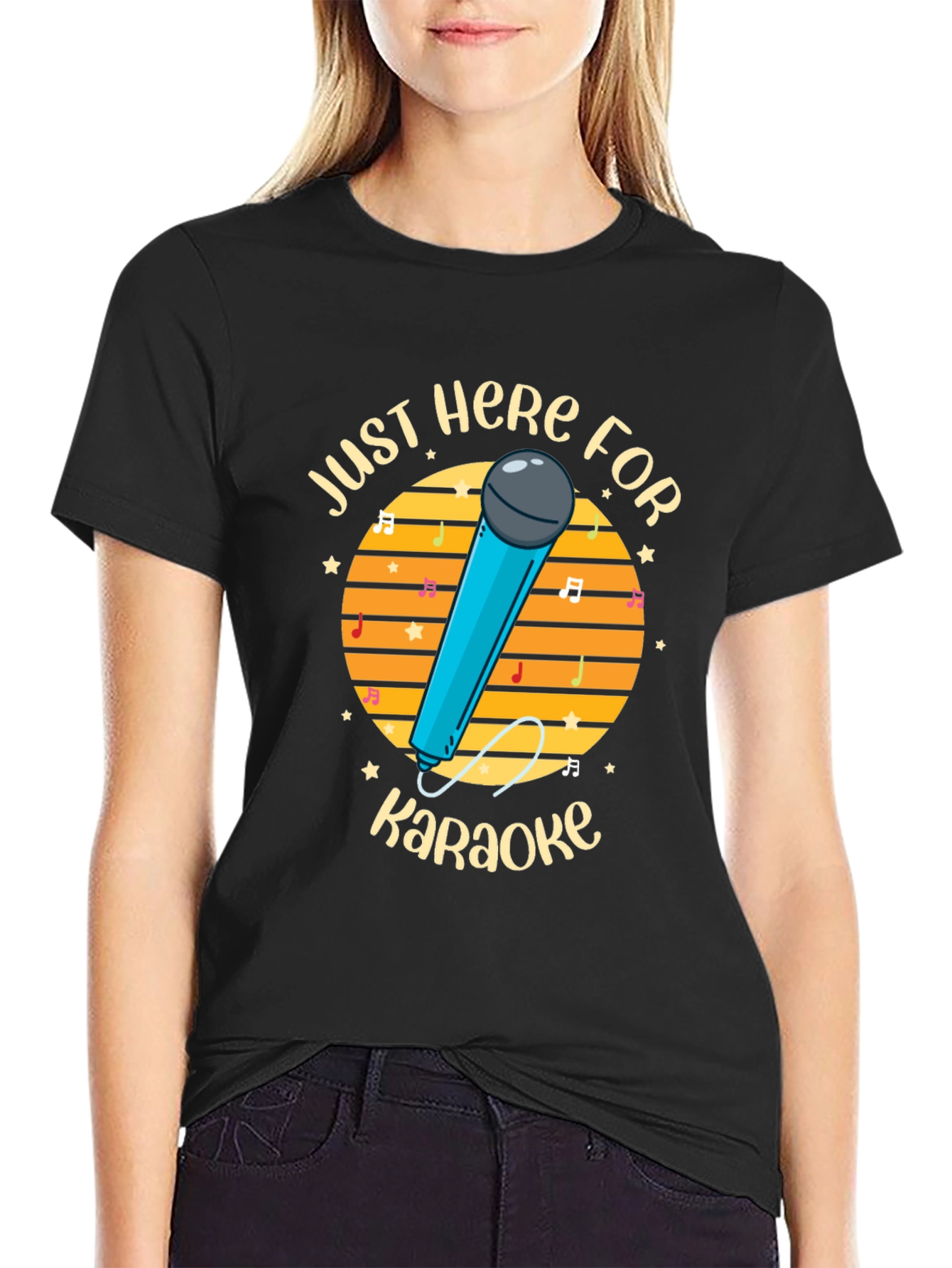 Just Here For Karaoke T-Shirt - 2