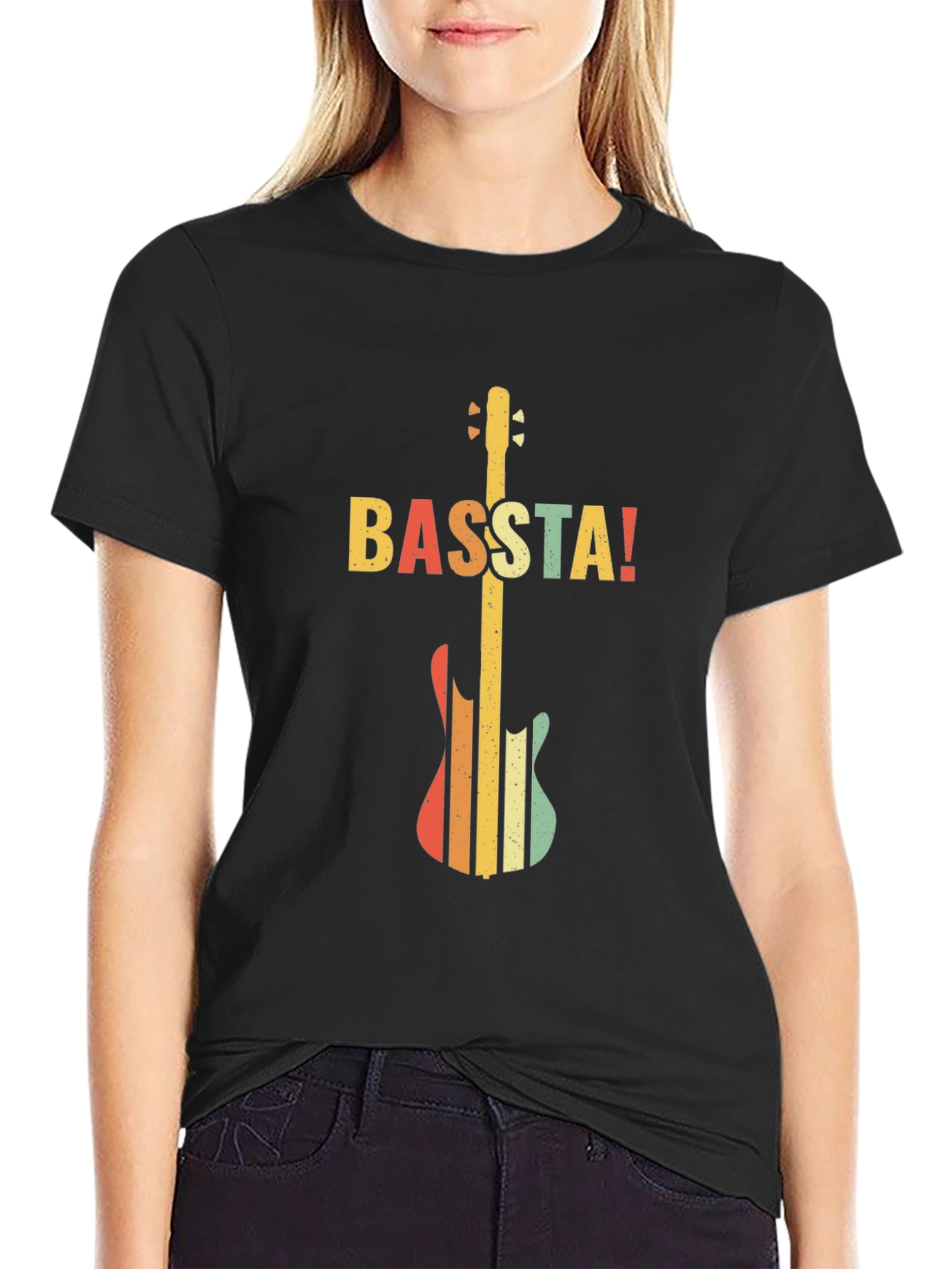 BASS-TA! Retro Style Musician T-Shirt - 2