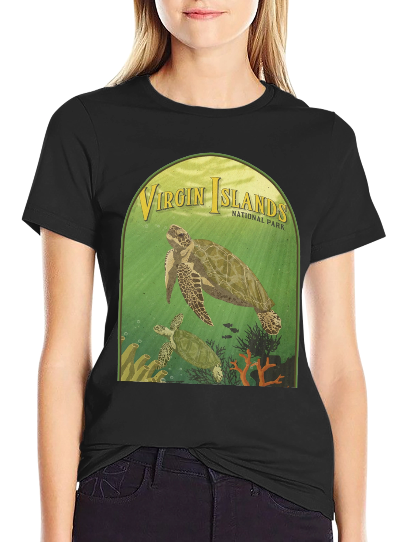 Virgin Islands National Park Turtle T-Shirt - 2