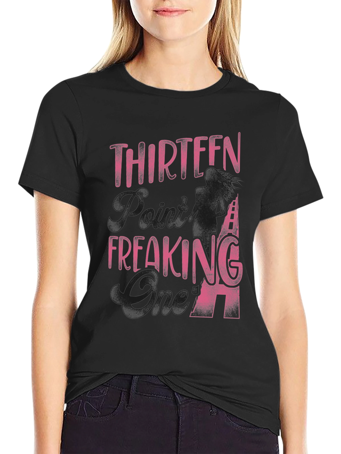 Black Thirteen Freaking 94 T-Shirt view 2