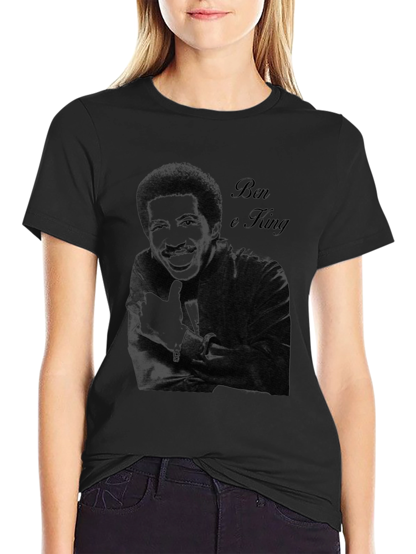 Black Ben E. King Graphic T-Shirt - Black view 2