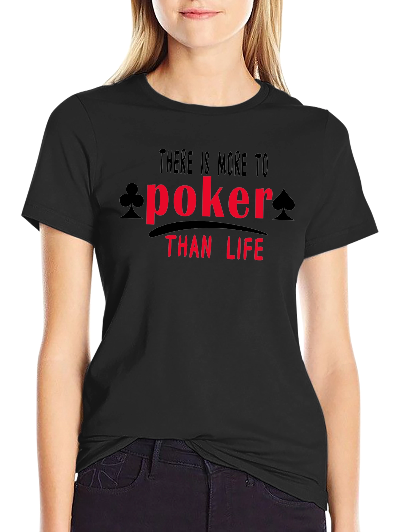 Poker Than Life Graphic Tee - Black - 2