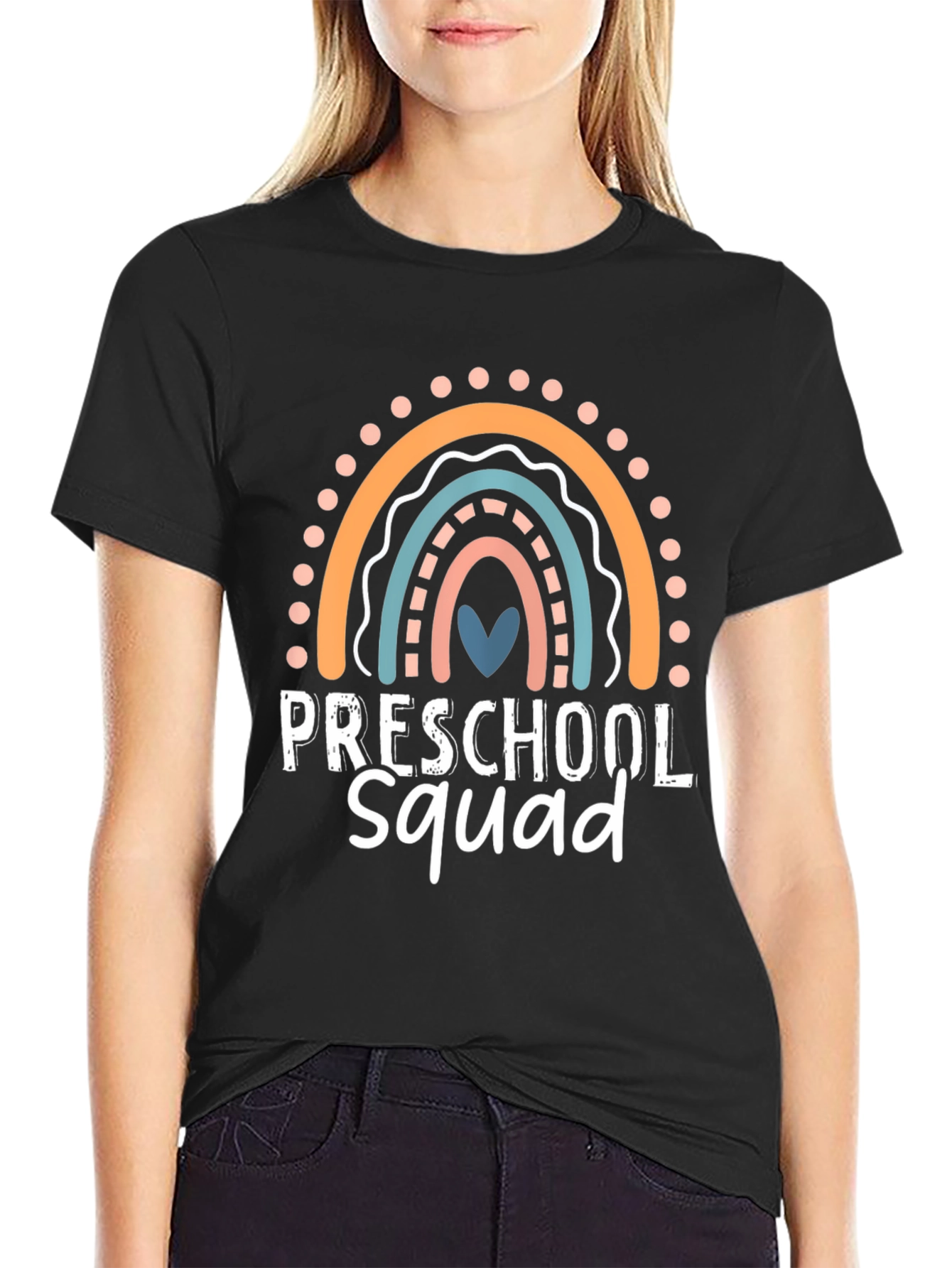 Black Preschool Squad T-Shirt view 2