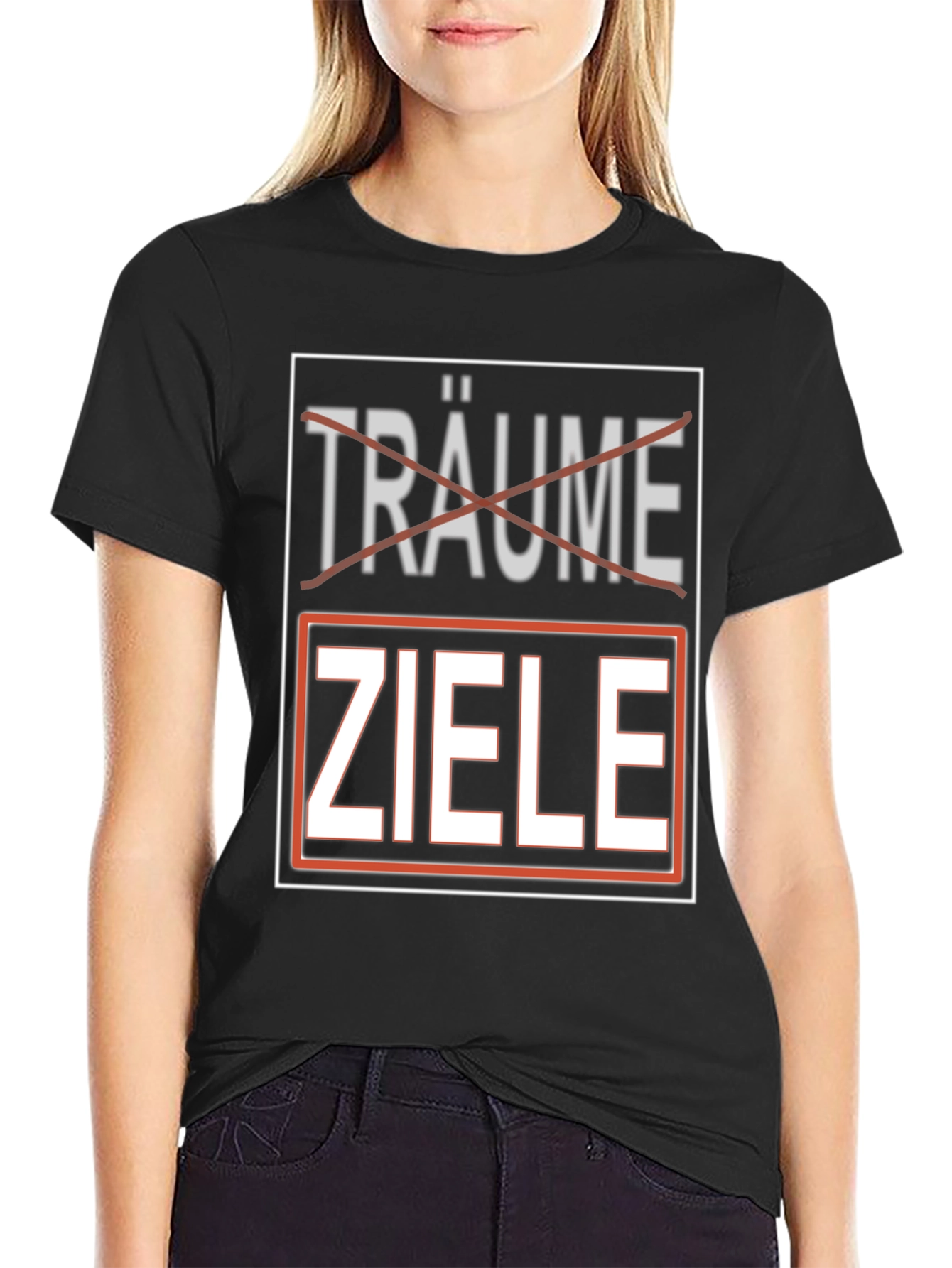 Dreams Goals T-Shirt - German Motivational Shirt - 2