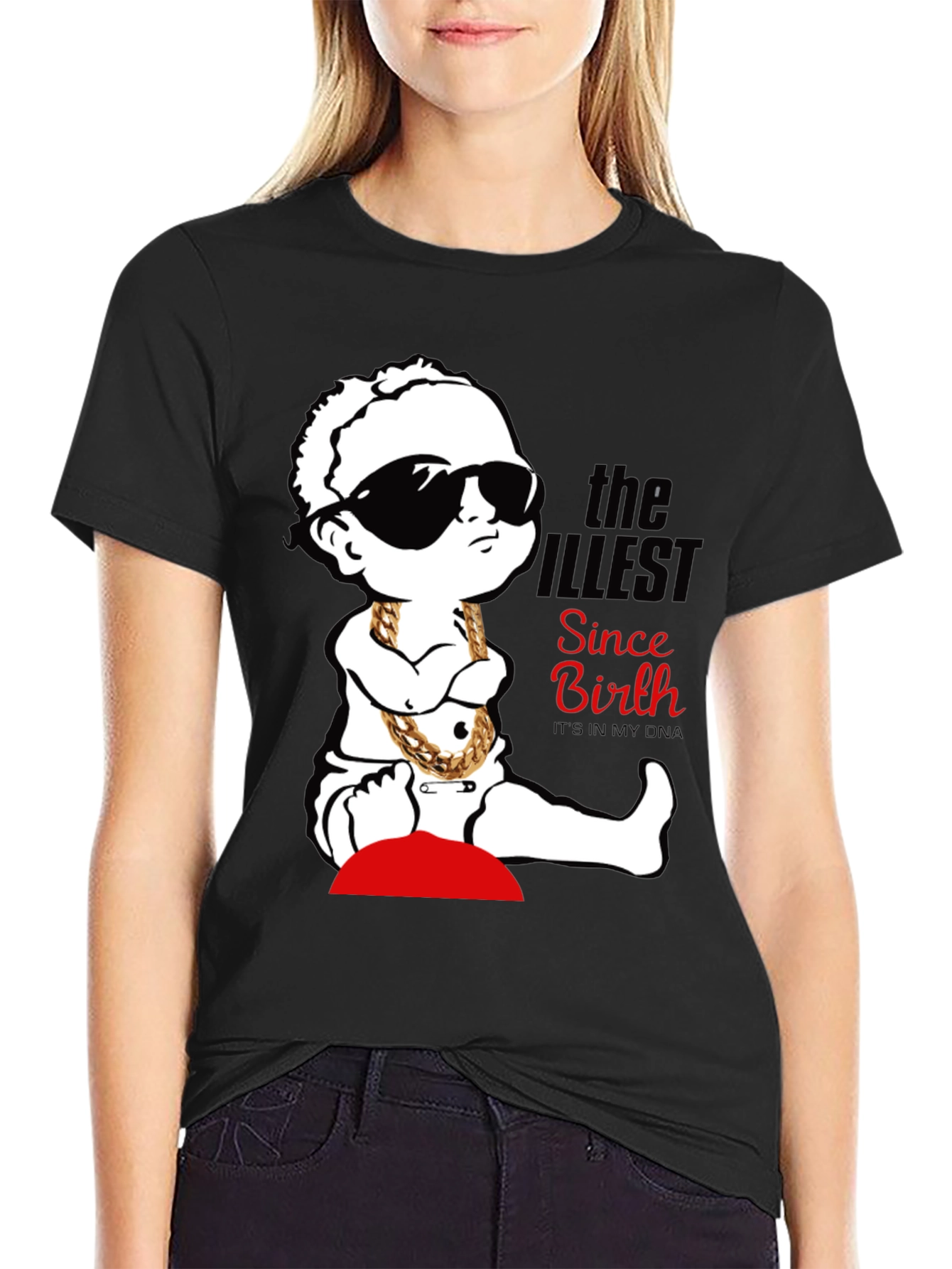 Cool Baby Graphic Tee - "The Illest Since Birth" Black T-Shirt - 2