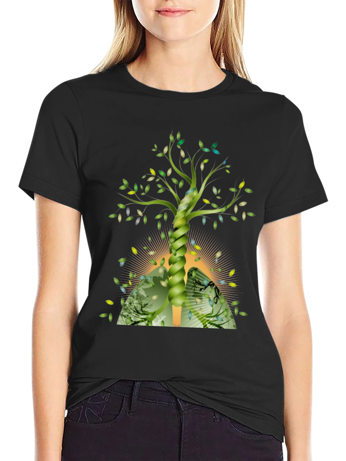 Tree of Life Lungs Graphic Tee - 2