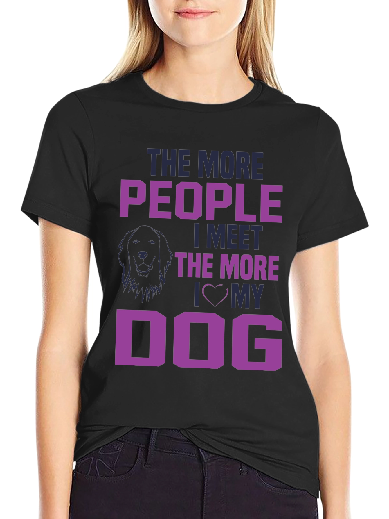 The More People I Meet, I Love My Dog T-Shirt - 2