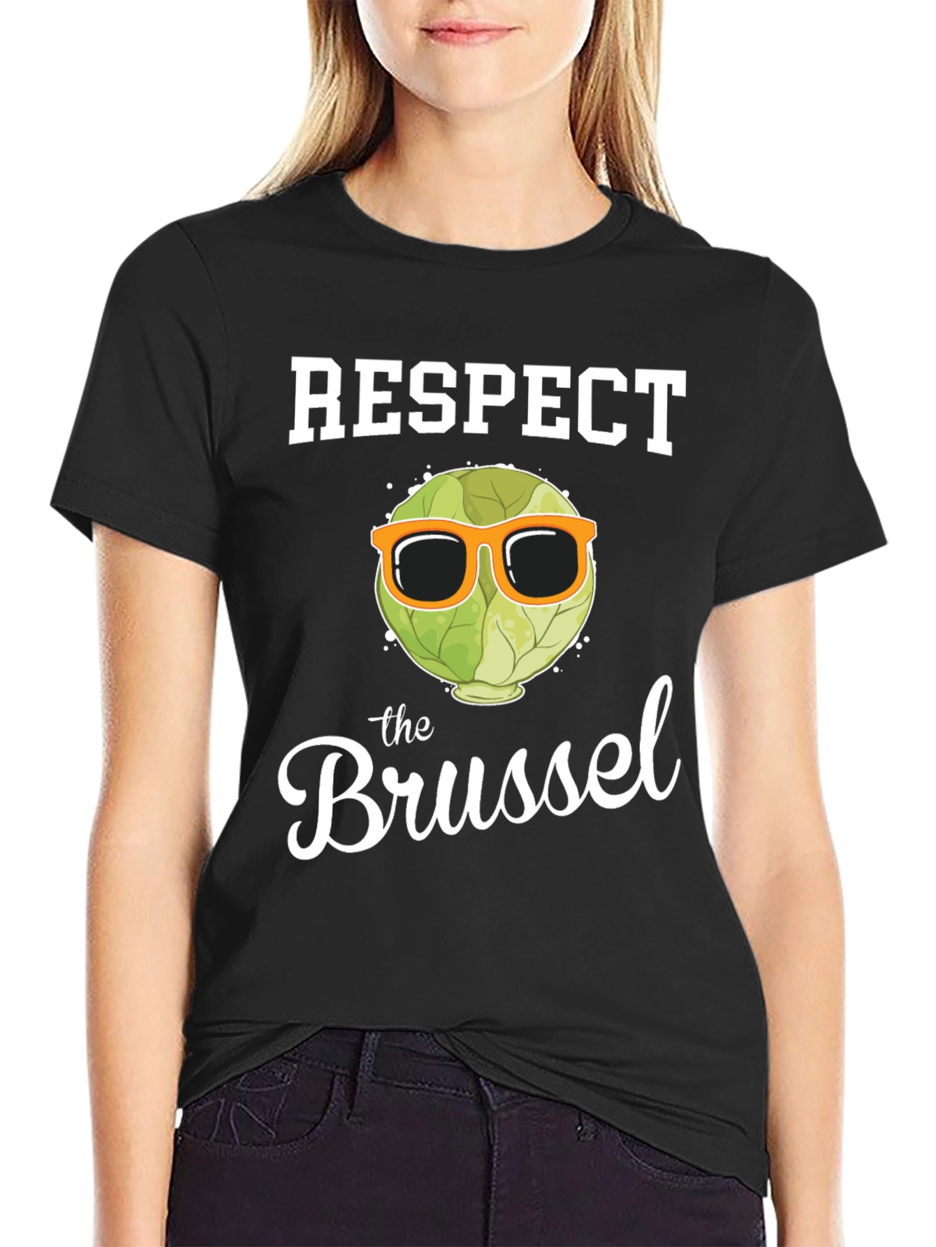 Respect the Brussel Sprout Graphic T-Shirt - 2