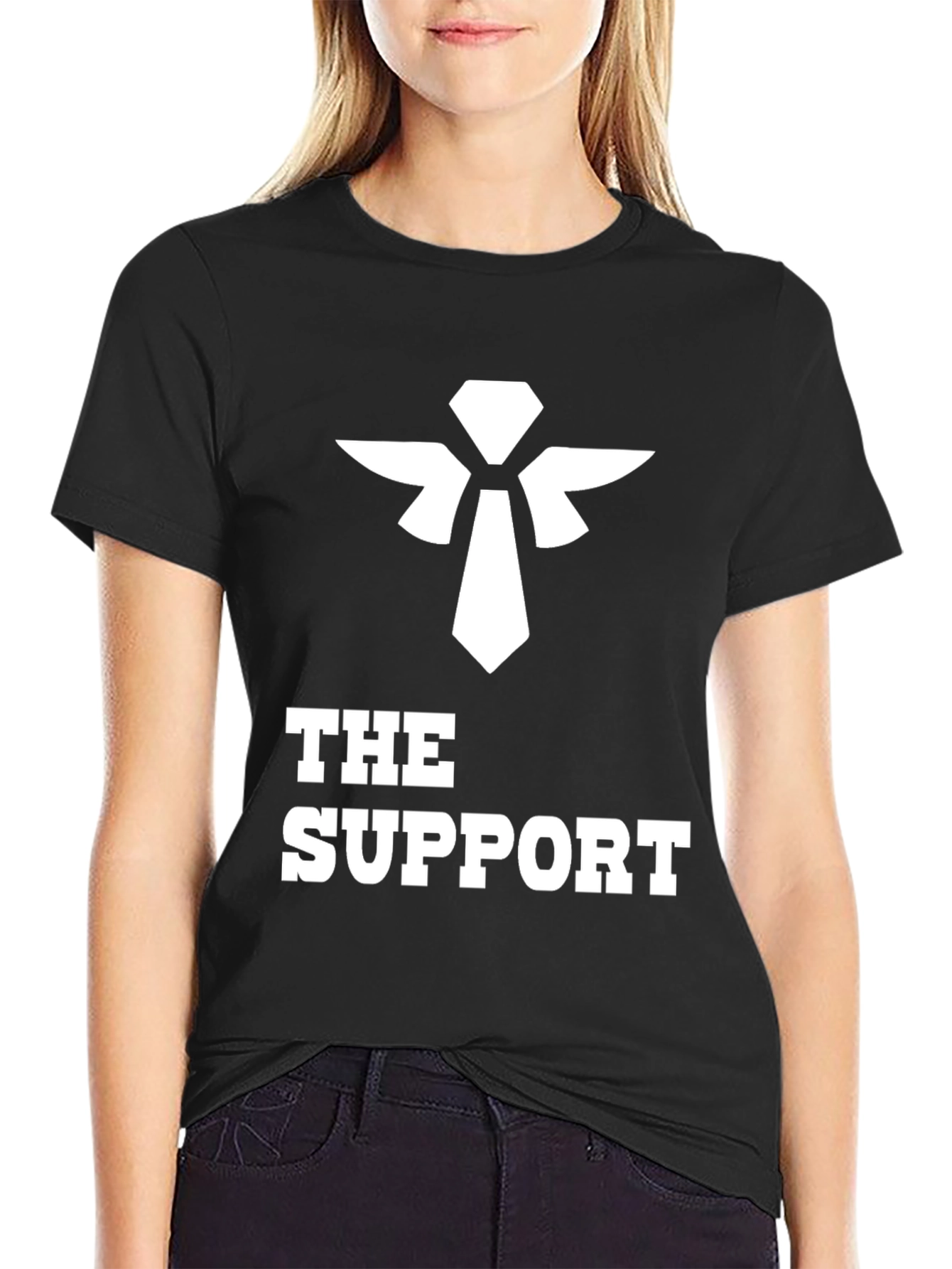 Black The Support Black Tee - Gaming Edition view 2