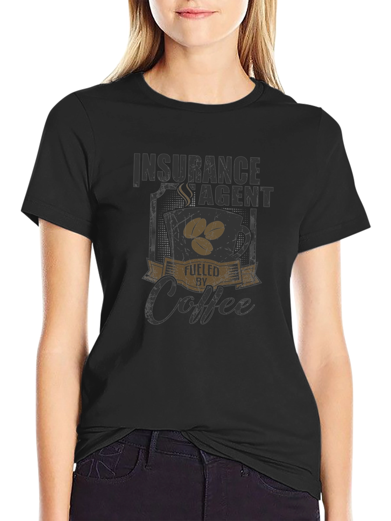 Insurance Agent Fueled By Coffee T-Shirt - 2