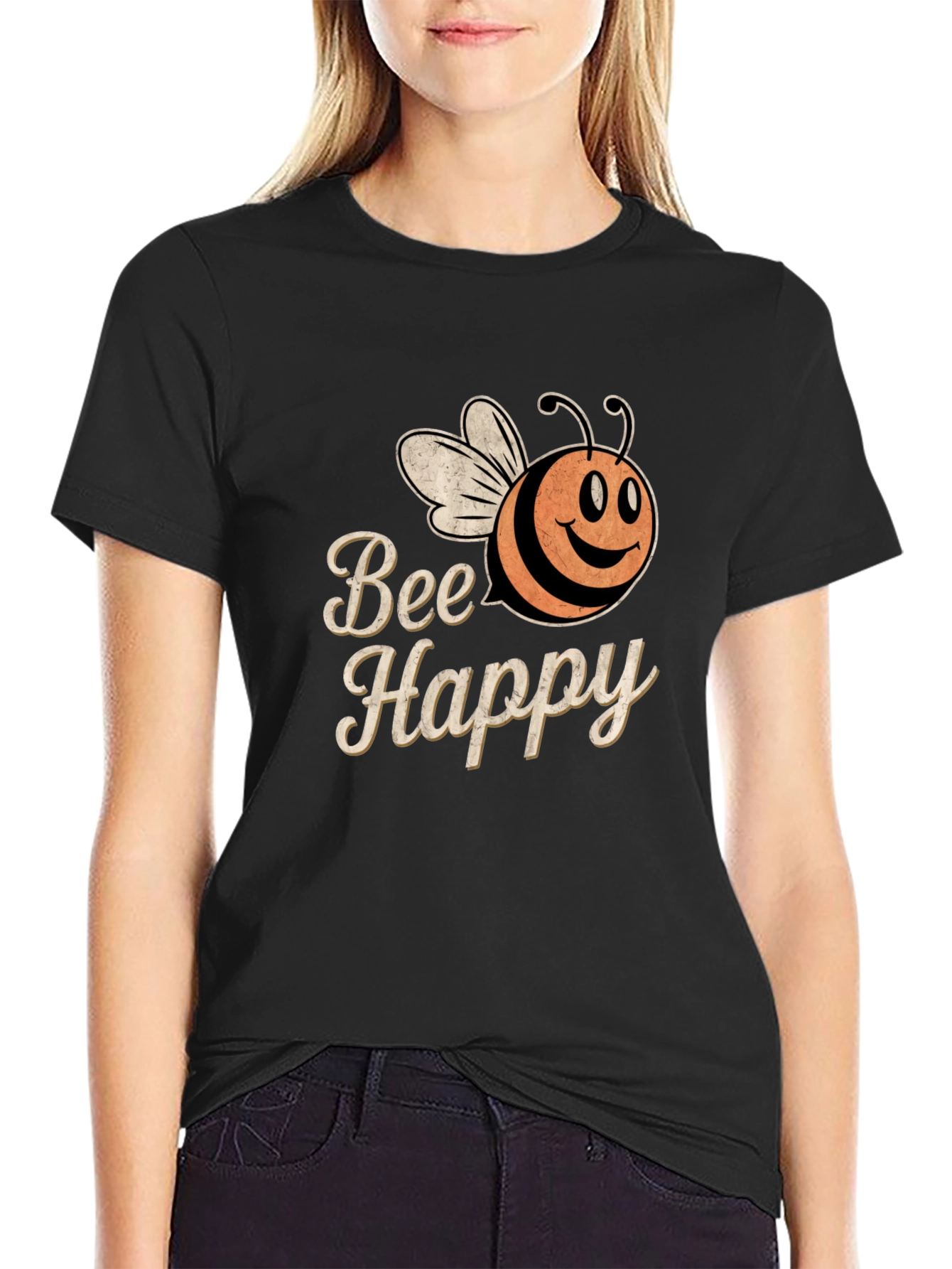 Bee Happy Graphic Tee - Unisex - 2