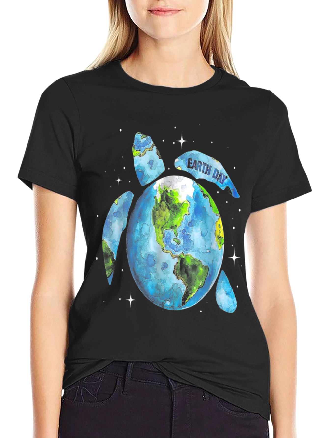 Earth Day Turtle Graphic Tee - 2