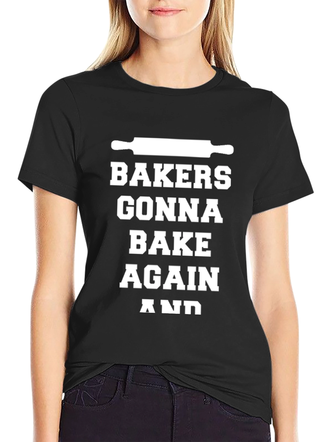 Black Bakers Gonna Bake Again Funny Baking T-Shirt view 2