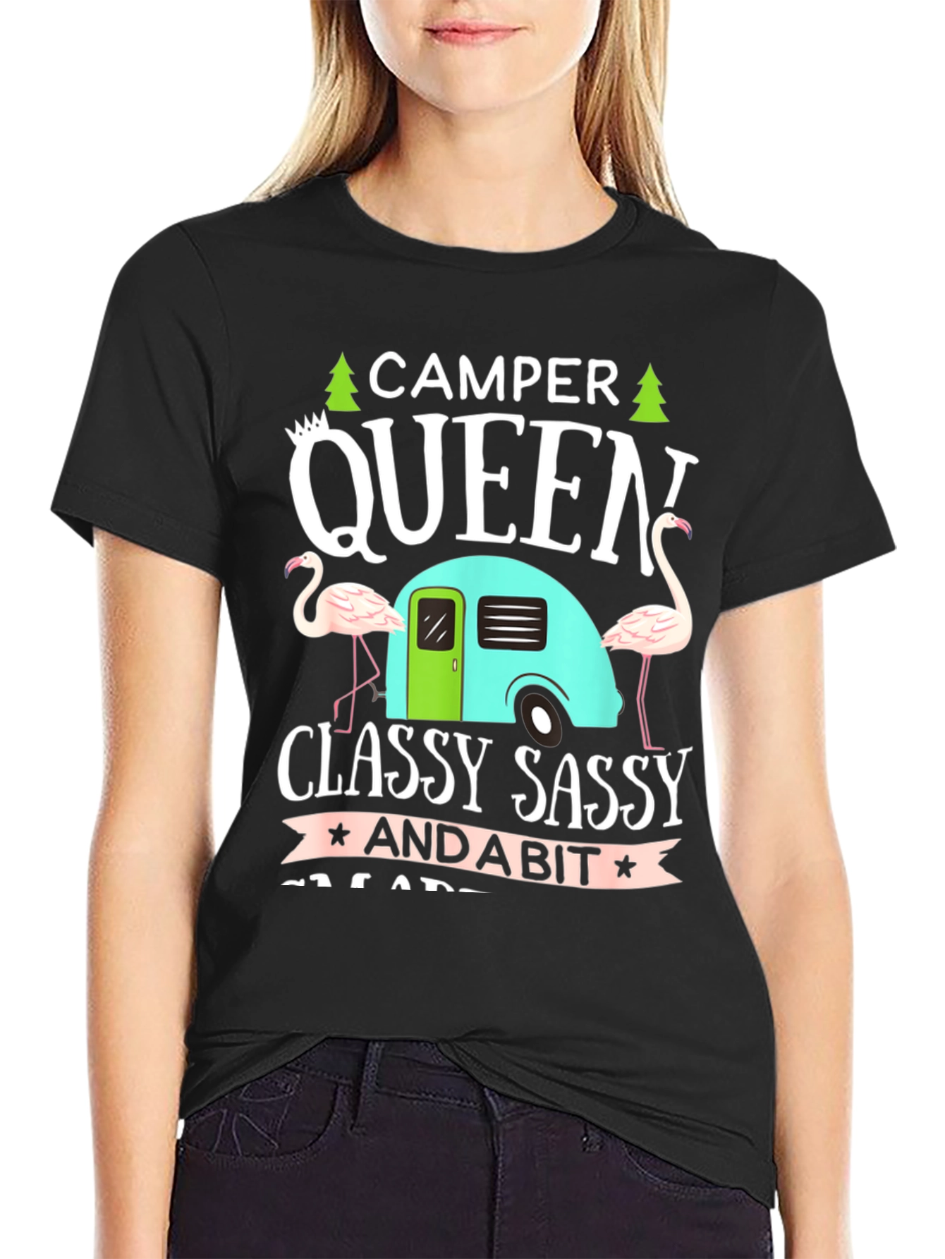 Camper Queen T-Shirt - Classy Sassy Graphic Tee - 2