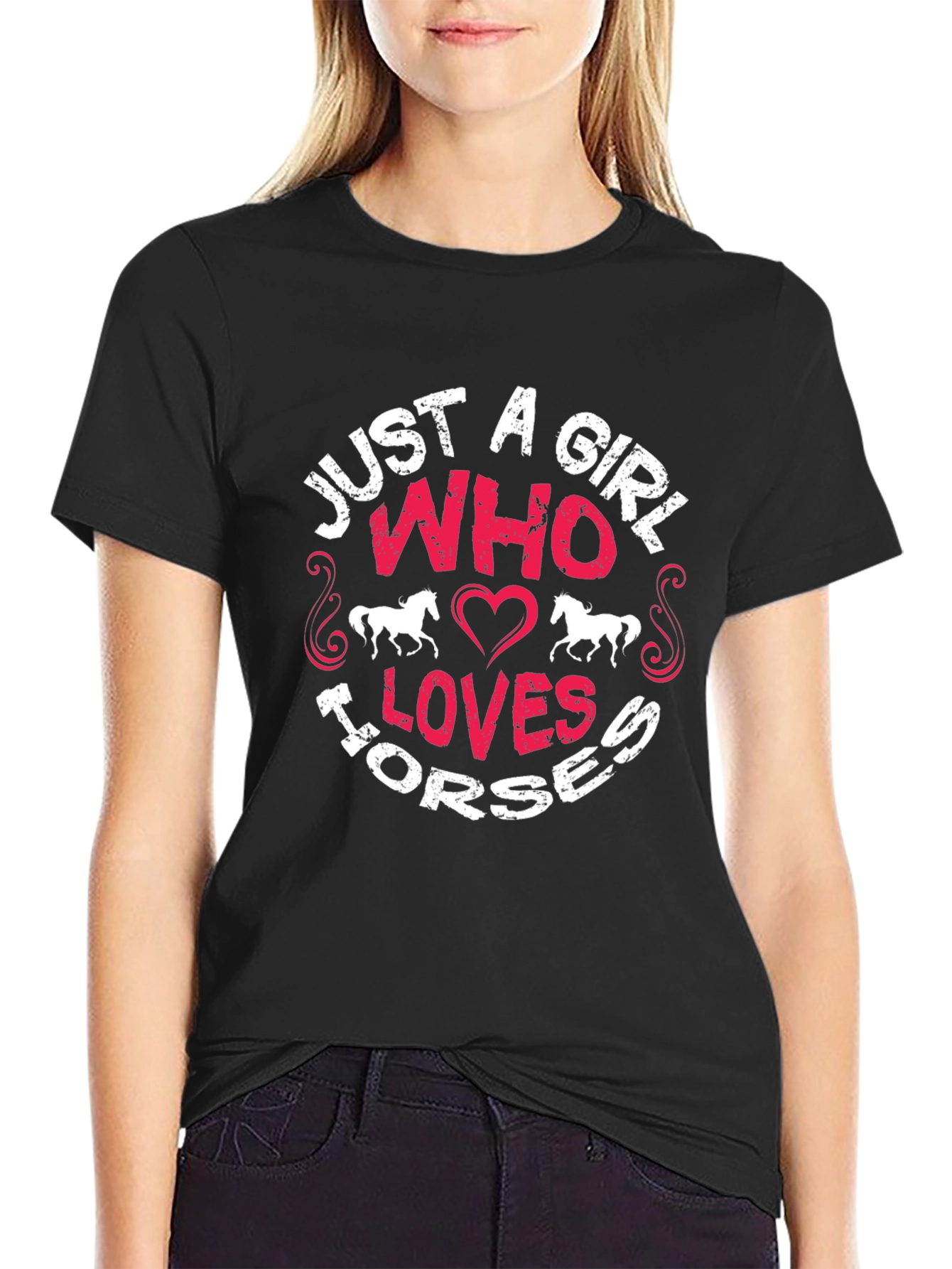 Just A Girl Who Loves Horses T-Shirt - 2