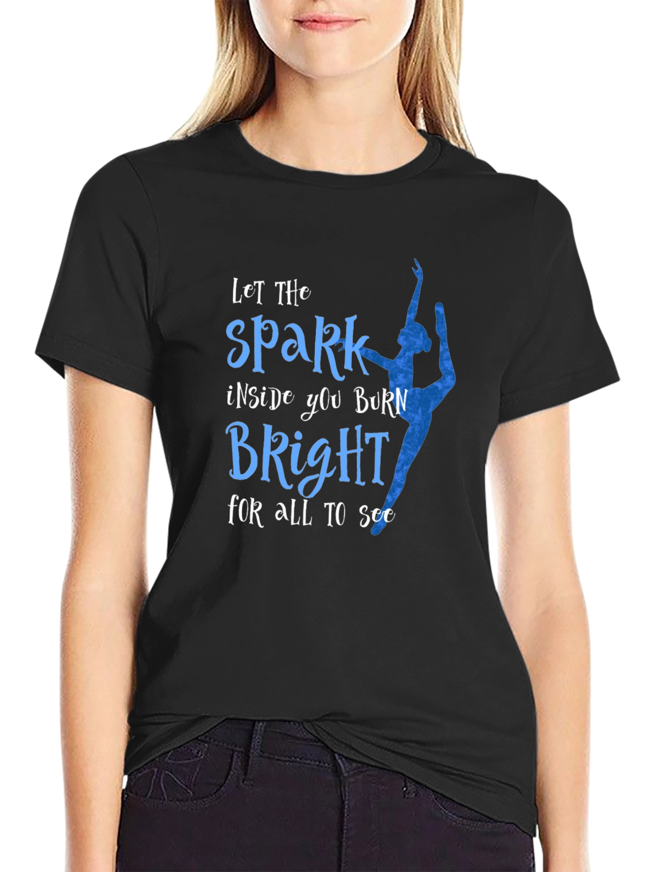 Black Spark Inside You Burn Bright T-Shirt view 2