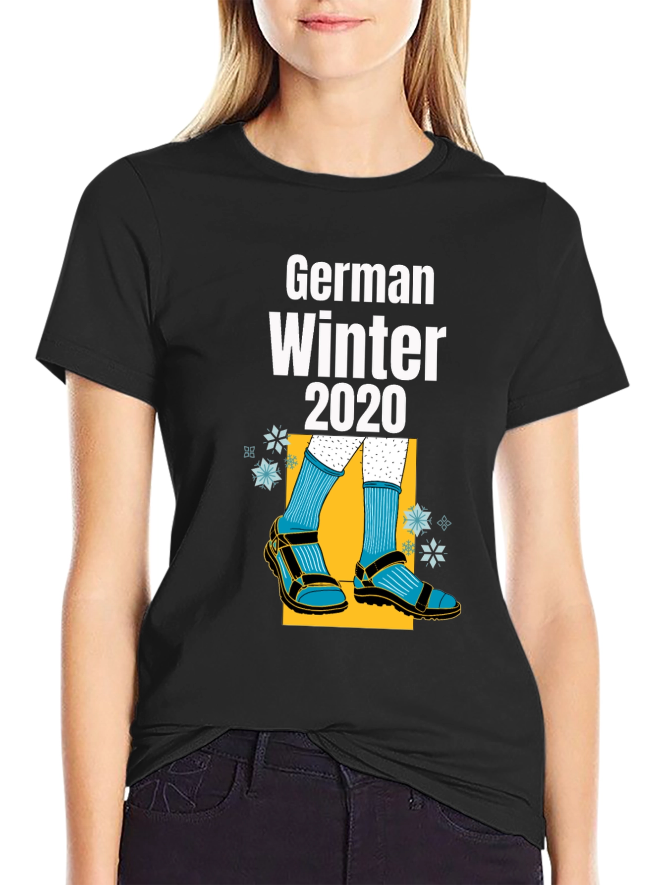 Black German Winter 2020 Graphic Tee view 2