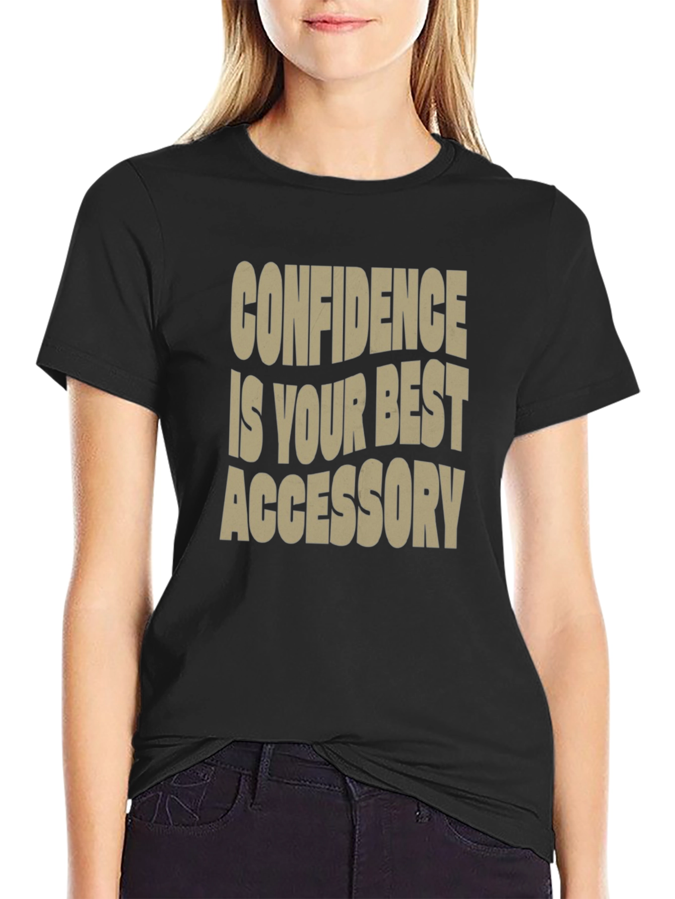 Black Confidence is Your Best Accessory Graphic Tee view 2