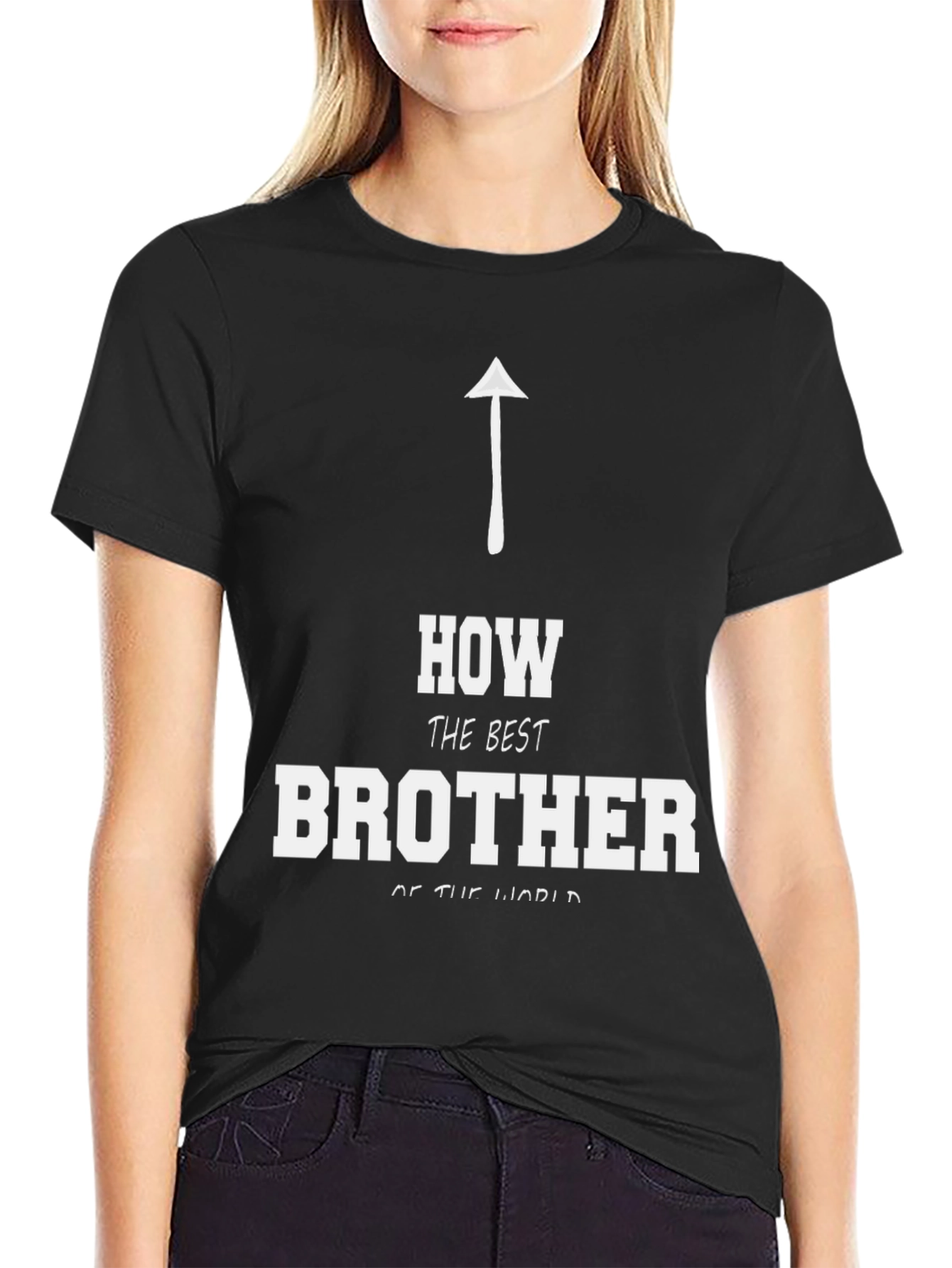 Black Best Brother T-Shirt view 2