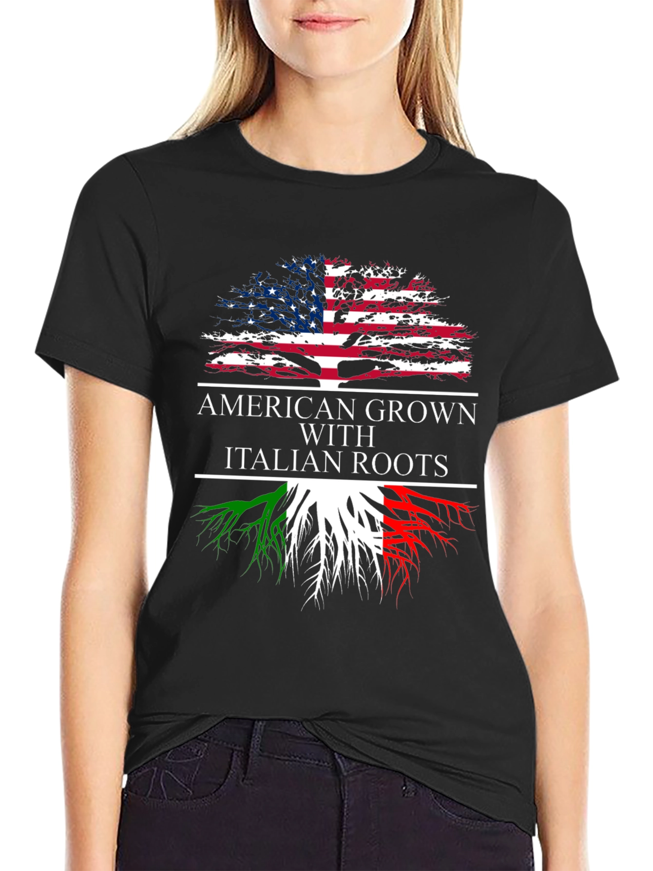 American Grown Italian Roots T-Shirt - 2