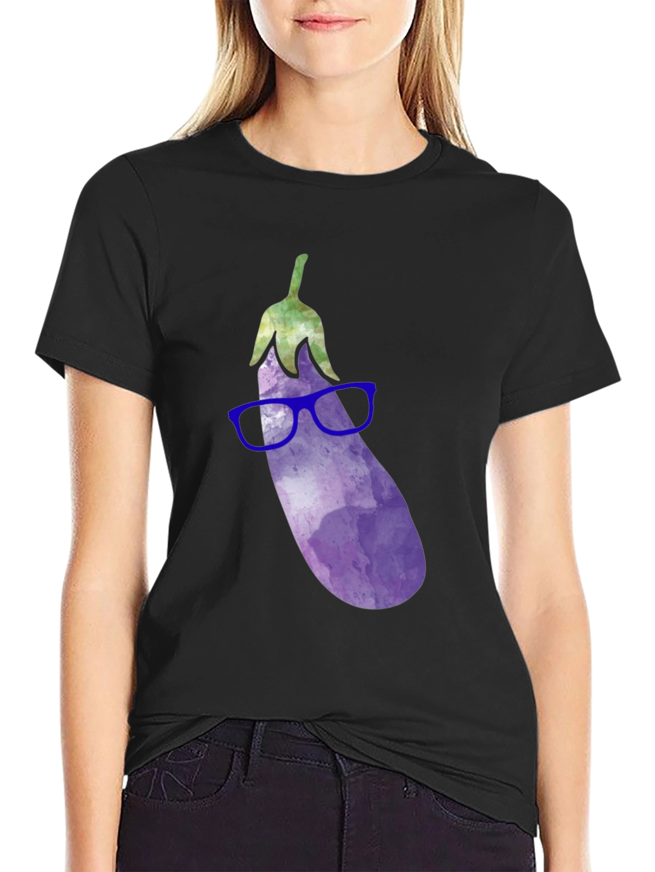 Nerdy Eggplant T-Shirt - 2