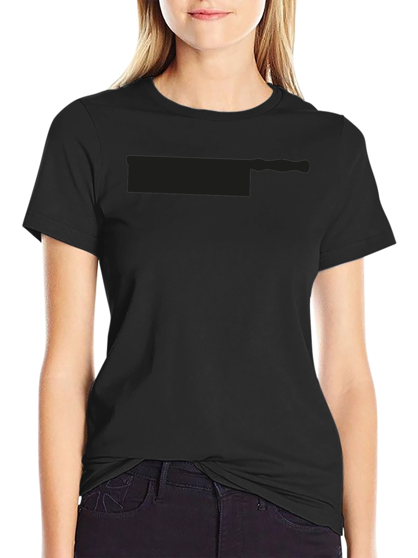 Classic Black Crew Neck T-Shirt - 2