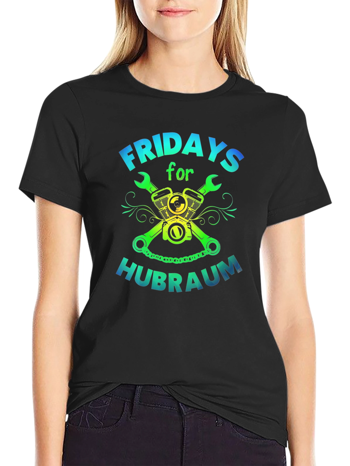 Fridays Hubraum T-Shirt - Mechanic & Car Enthusiast - 2