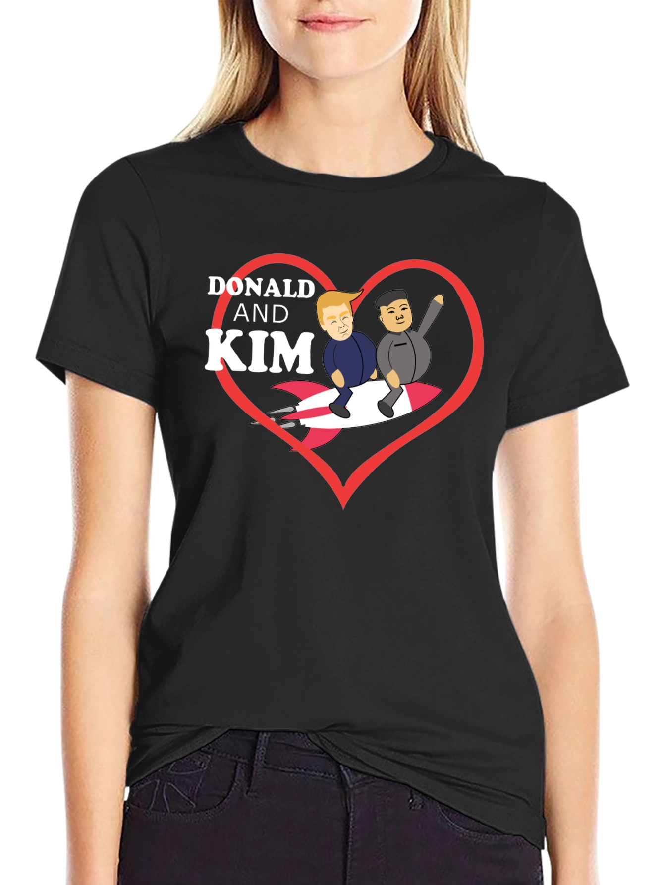 Black Donald and Kim Rocket Ride T-Shirt  view 2