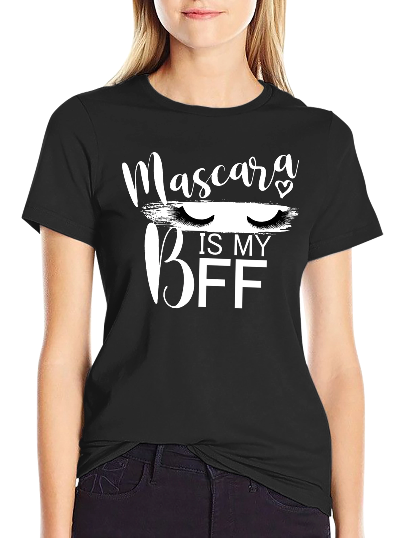 Black Mascara is my BFF Graphic T-Shirt view 2